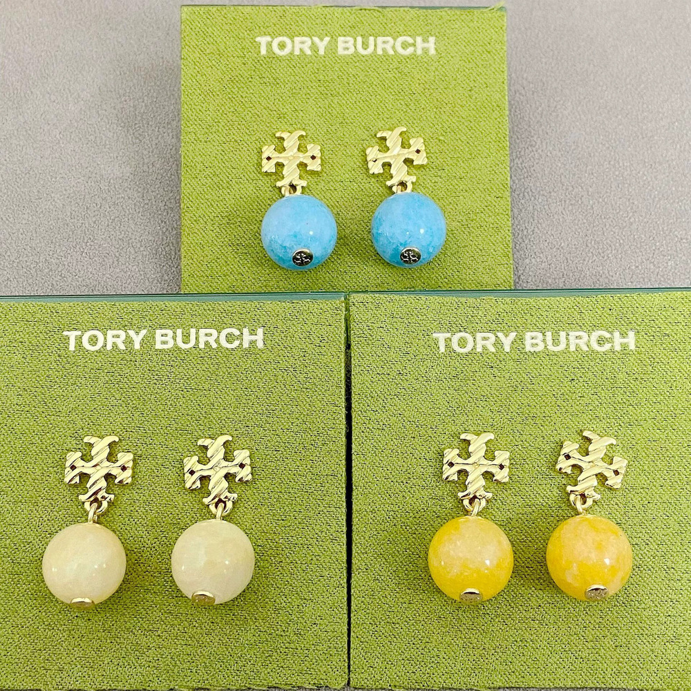 Tory Burch Pearl Rhinestone Earrings